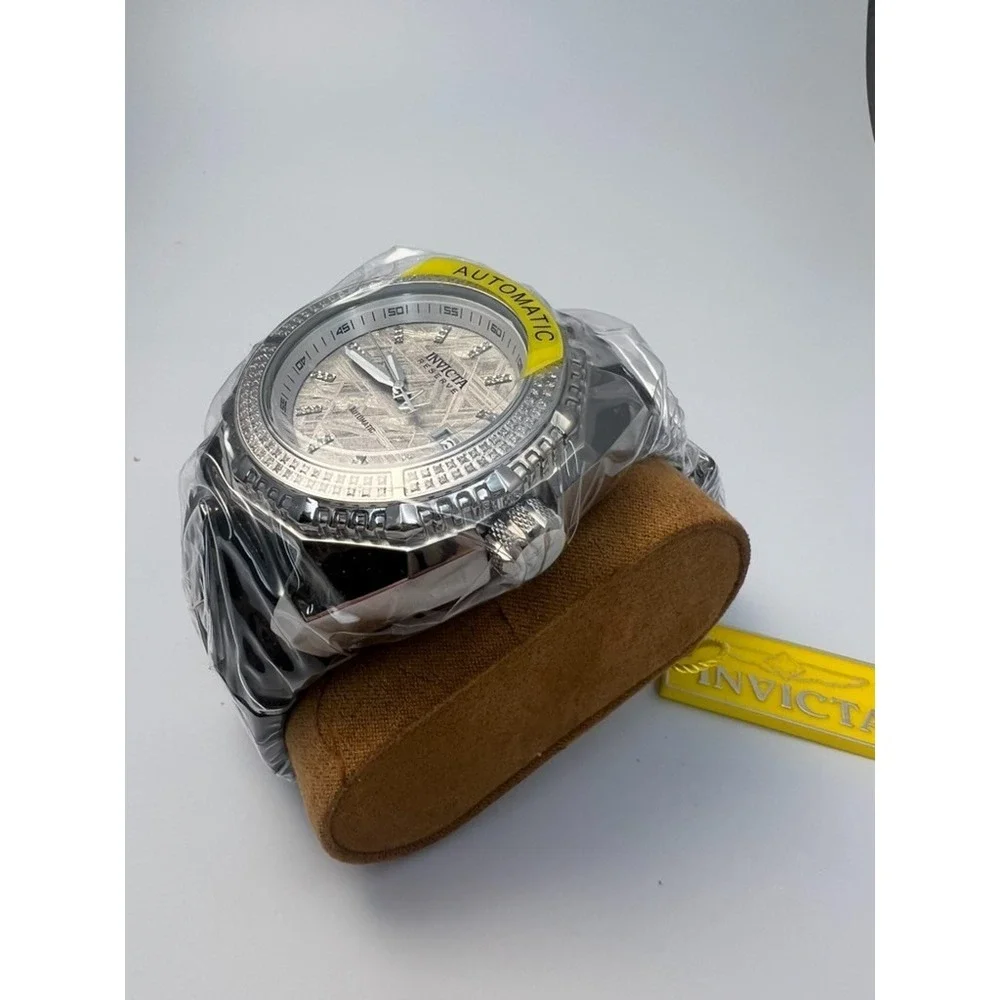 #W025 Invicta Reserve 34428 Automatic Meteorite Diamond 55mm Men's Watch